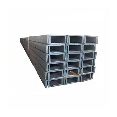 SS400 Q235 C 채널 스틸 JIS ASTM GB BS EN DIN 표준으로 열로 롤링