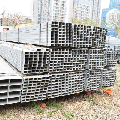 우수한 경화 저항 0.12mm-6mm 두께 ROHS 인증과 함께 핫 디프 진열 제곱 철강 파이프 및 튜브 GI