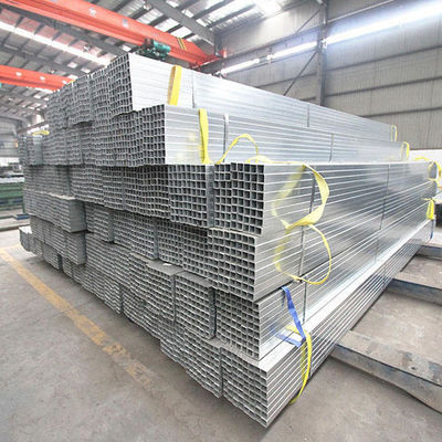 우수한 경화 저항 0.12mm-6mm 두께 ROHS 인증과 함께 핫 디프 진열 제곱 철강 파이프 및 튜브 GI