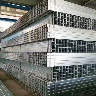 우수한 경화 저항 0.12mm-6mm 두께 ROHS 인증과 함께 핫 디프 진열 제곱 철강 파이프 및 튜브 GI