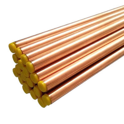 원료 300mm 지름의 구리 파이프 C1100 C1200 등급 및 벽 두께 1mm-220mm