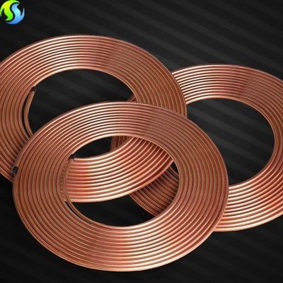 원자재 직선 구리 파이프 3/4x10 및 1mm-220mm 벽 두께