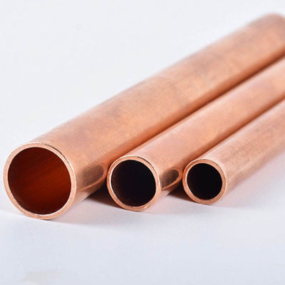 원자재 직선 구리 파이프 3/4x10 및 1mm-220mm 벽 두께