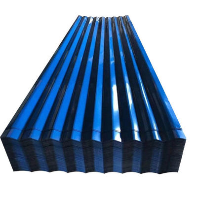 엄격한 테스트 보증 600-1500mm 폭의 3mm 코러브 된 진열 철강 장