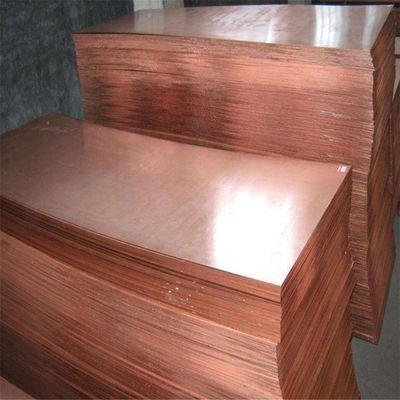 고품질 구리 구리 엽판 Cu Min 99% 20~2500mm 너비